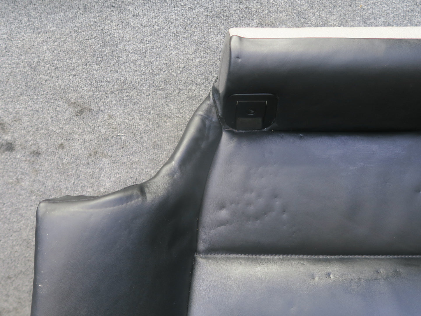 2008-2013 BMW E92 M3 Coupe Rear Right Seat Lower Leather Cushion Black