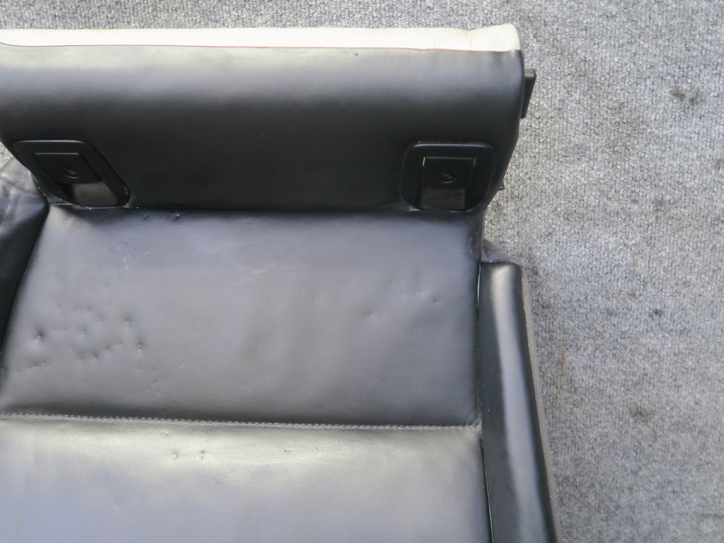2008-2013 BMW E92 M3 Coupe Rear Right Seat Lower Leather Cushion Black