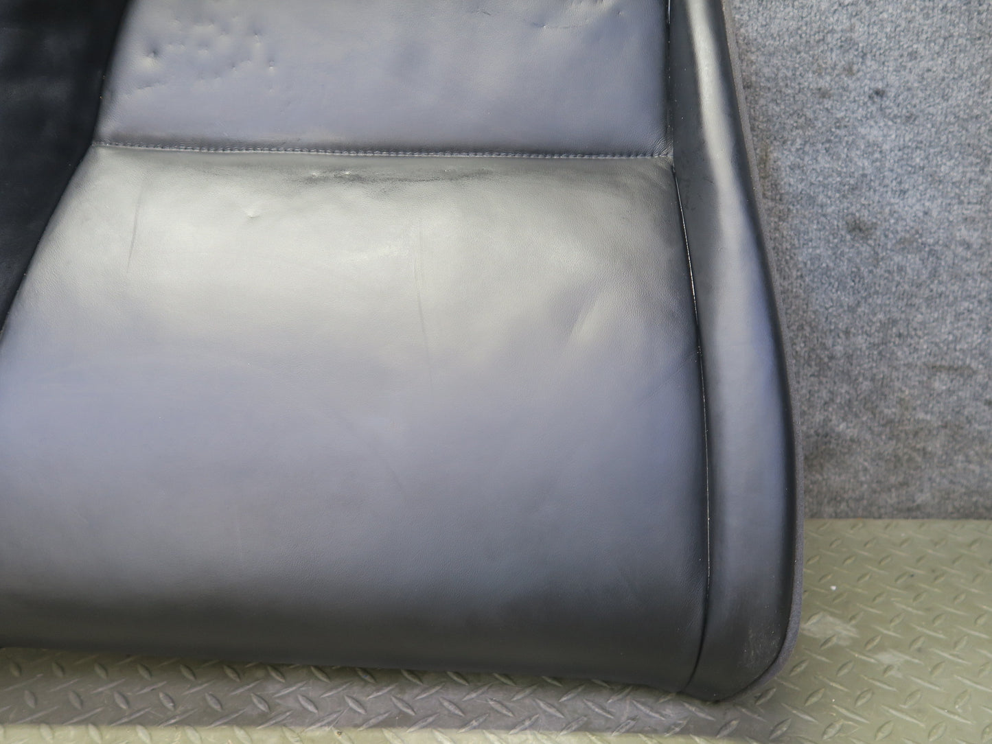 2008-2013 BMW E92 M3 Coupe Rear Right Seat Lower Leather Cushion Black