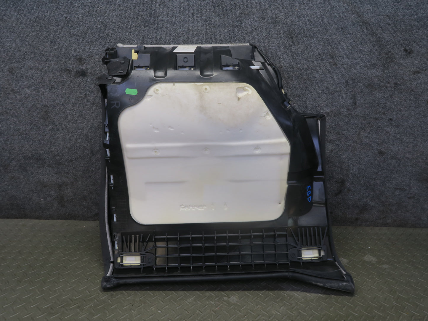 2008-2013 BMW E92 M3 Coupe Rear Right Seat Lower Leather Cushion Black