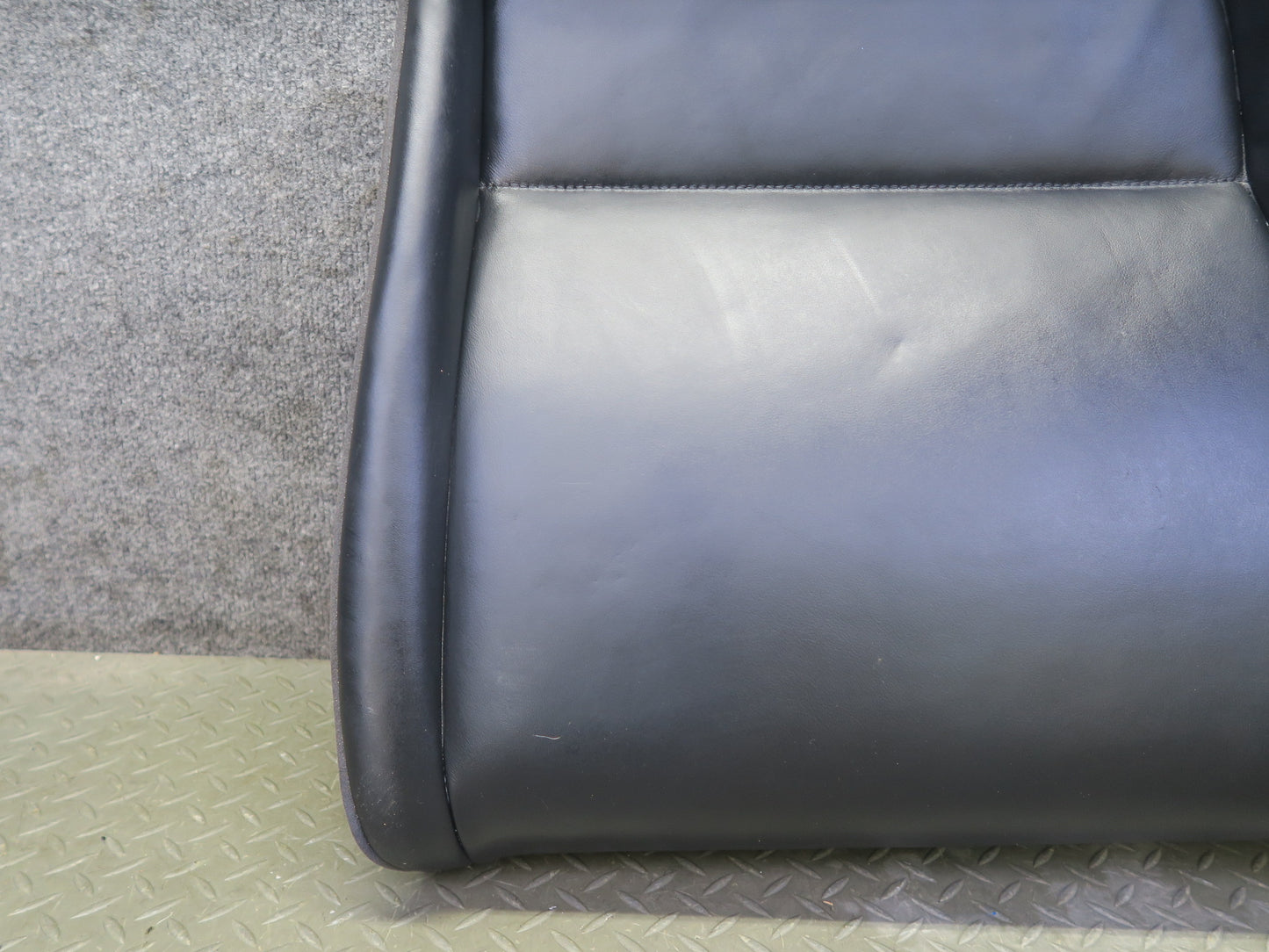 2008-2013 BMW E92 M3 Coupe Rear Left Seat Lower Leather Cushion Black