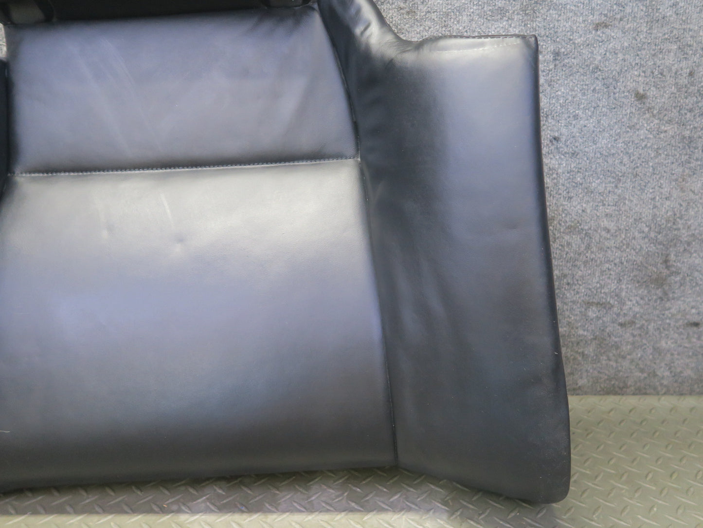 2008-2013 BMW E92 M3 Coupe Rear Left Seat Lower Leather Cushion Black