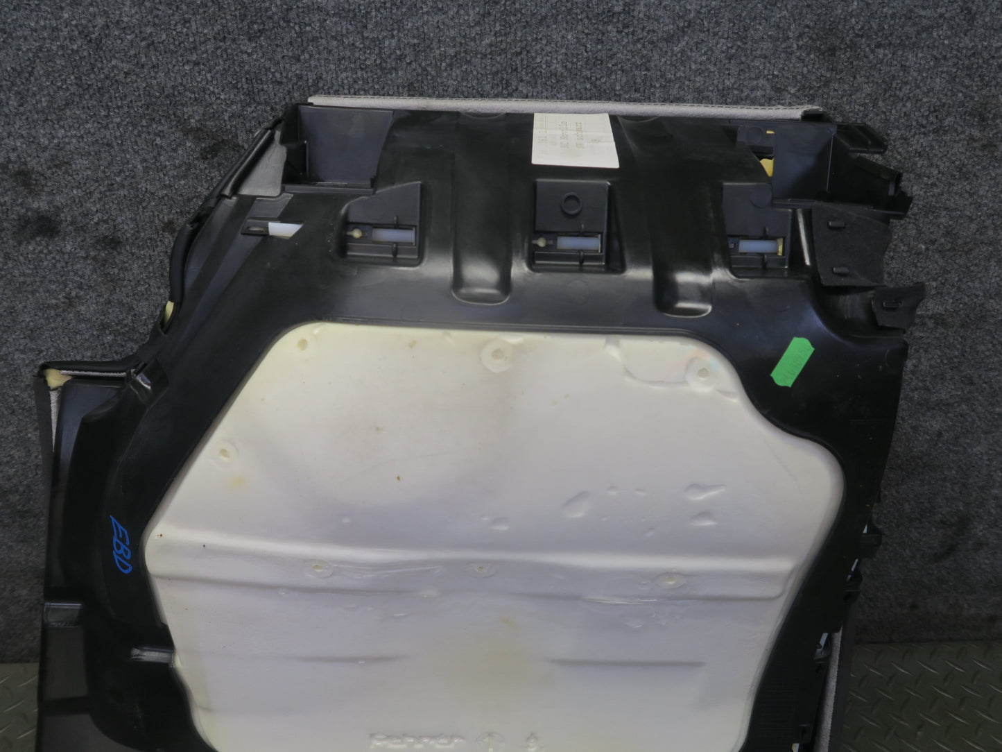 2008-2013 BMW E92 M3 Coupe Rear Left Seat Lower Leather Cushion Black