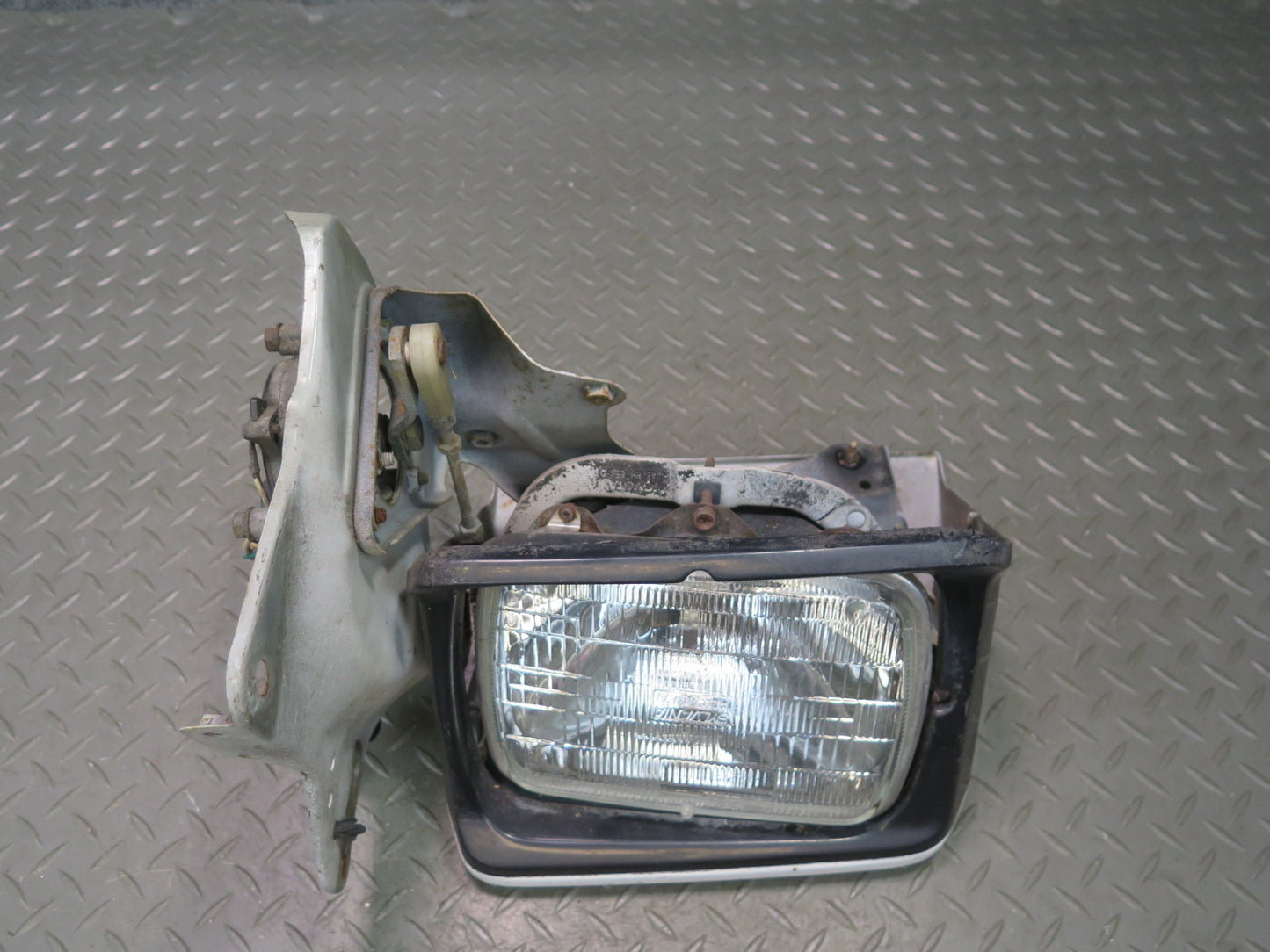 86-87 Toyota Supra MK3 Front Right Headlight POP UP Lamp w Cover & Motor OEM