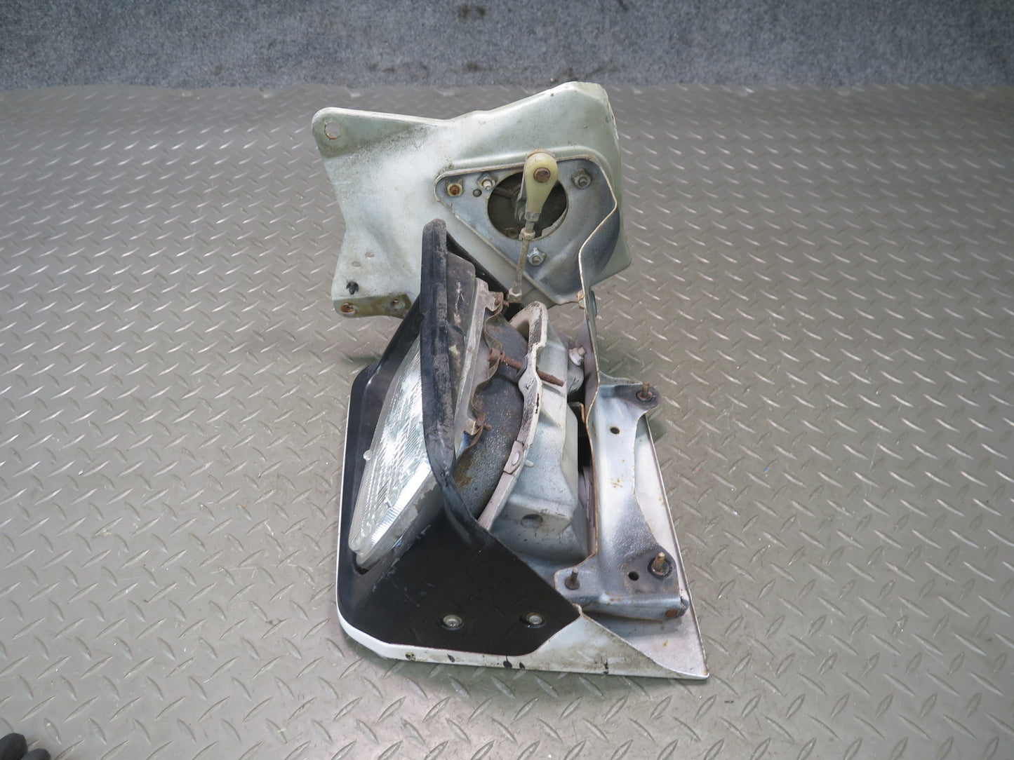 86-87 Toyota Supra MK3 Front Right Headlight POP UP Lamp w Cover & Motor OEM