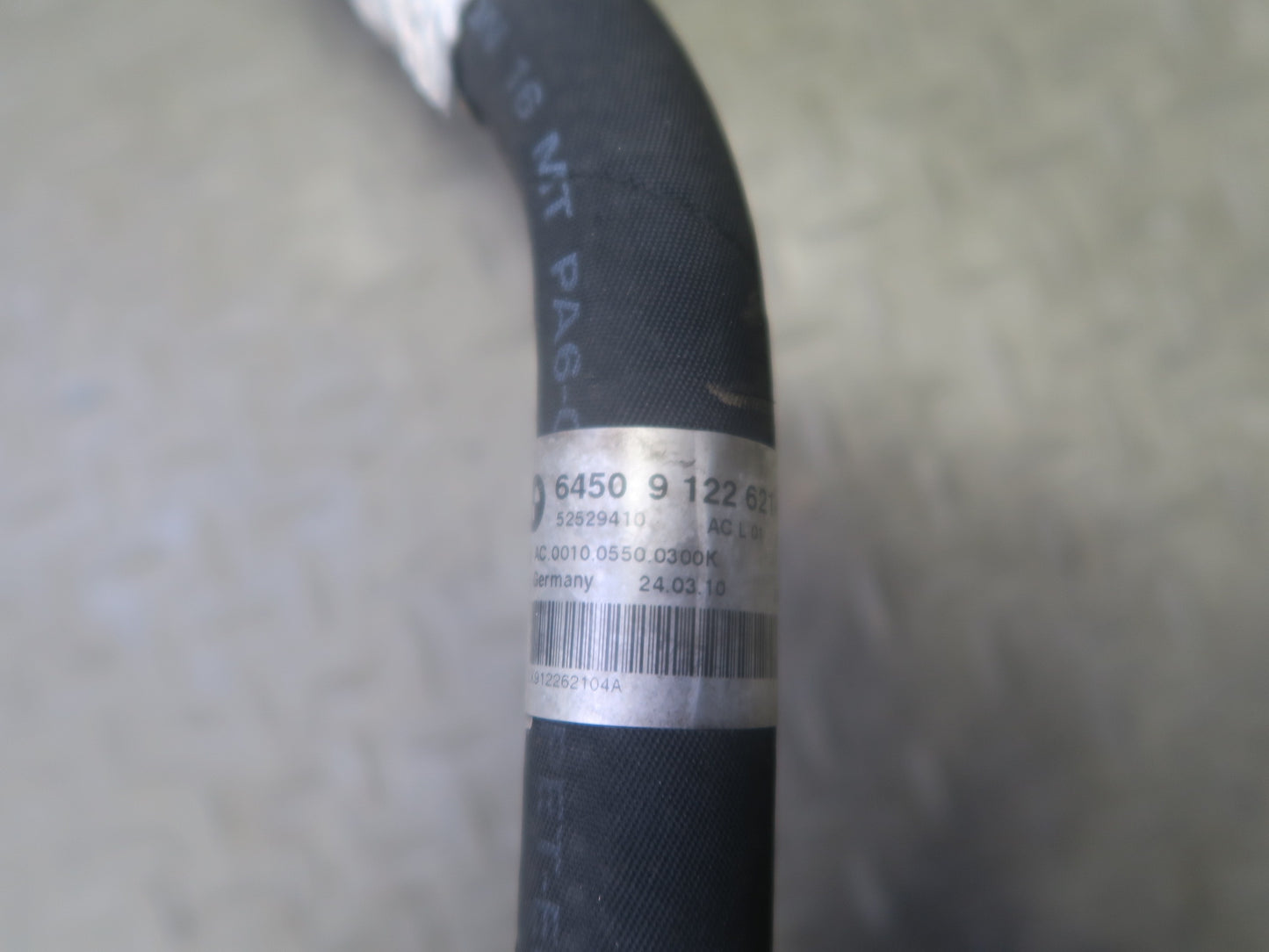 2008-2013 BMW E92 E93 M3 Evaporator Compressor Condenser Suction Pipe Set