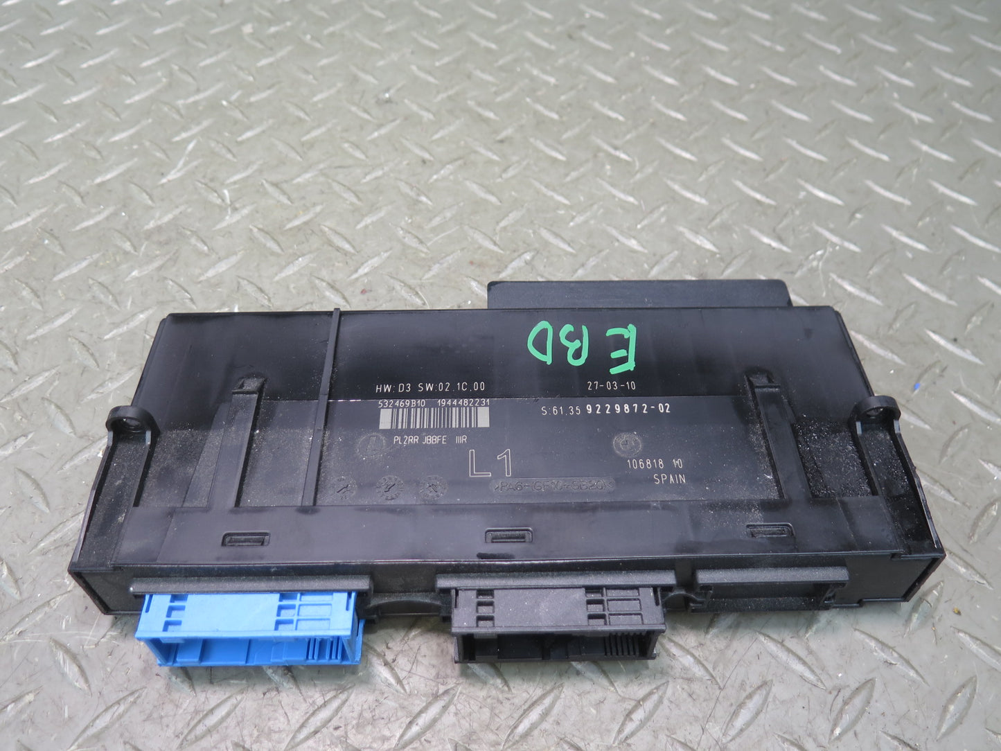 2011-2013 BMW E92 M3 BCM Body Control Module Unit 9229872
