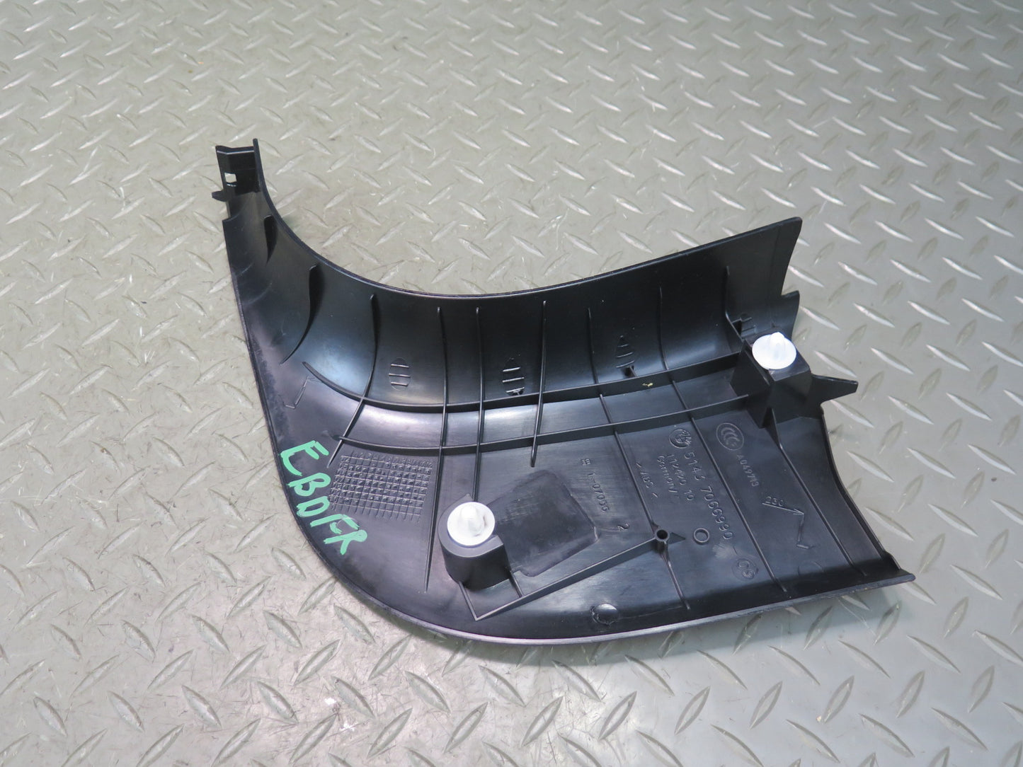 07-13 BMW E90 E92 E93 M3 Front Left Right Side Lower Kick Panel Cover Trim Set