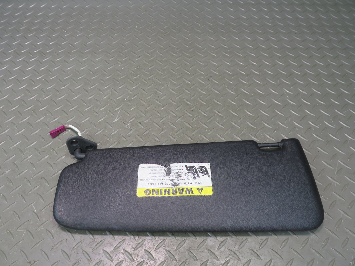 2008-2013 BMW E92 M3 Coupe Front Right Passenger Side Sun Visor Shade Black