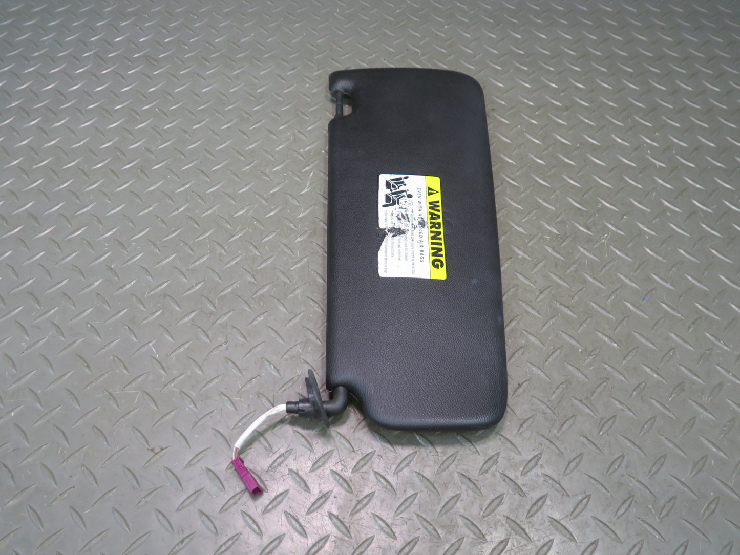 2008-2013 BMW E92 M3 Coupe Front Right Passenger Side Sun Visor Shade Black