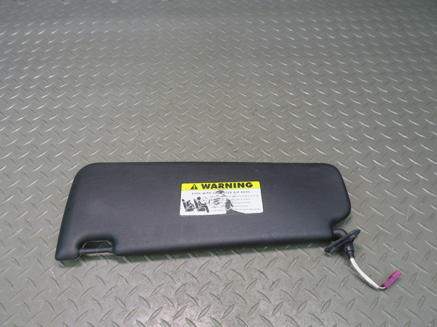 2008-2013 BMW E92 M3 Coupe Front Right Passenger Side Sun Visor Shade Black