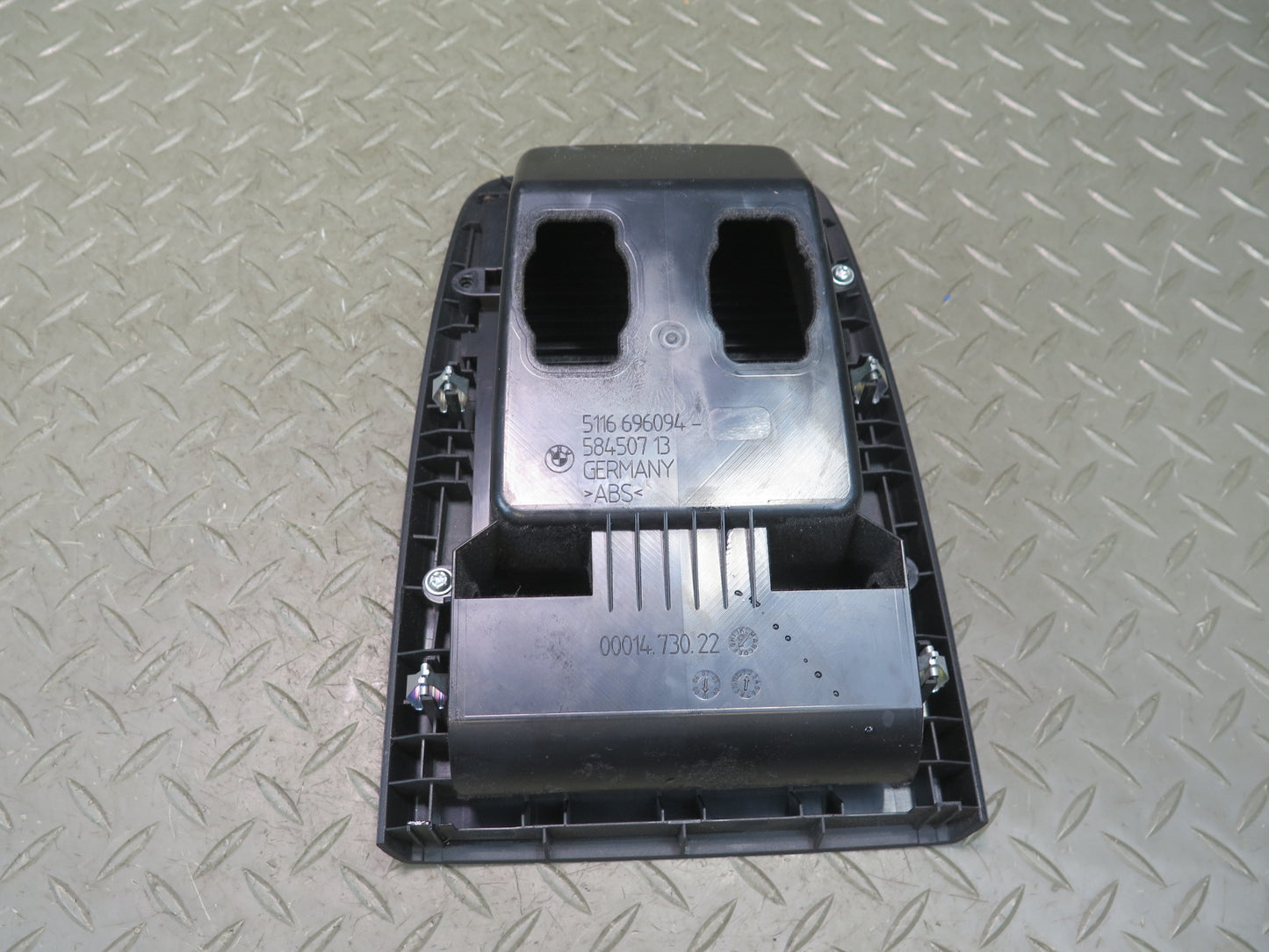 2007-2013 BMW E92 E93 M3 Rear Center Console Storage Pocket Tray Cover Trim