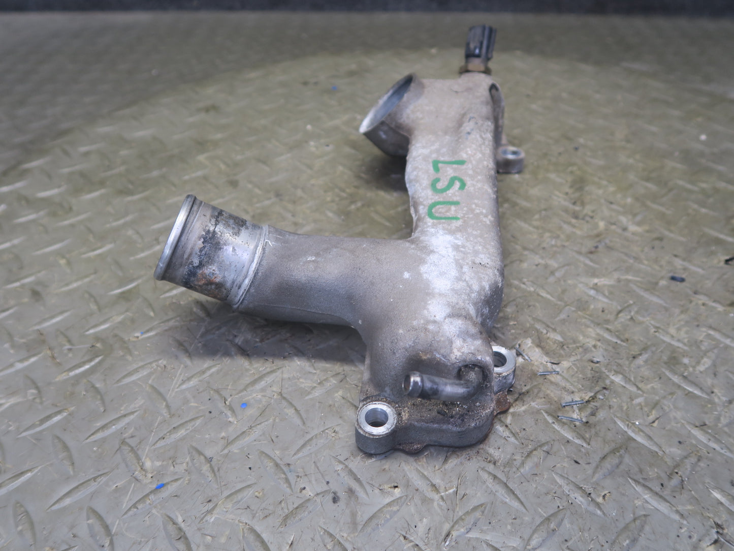 98-00 Lexus UCF20 LS400 1UZFE Set of 2 Engine Coolant Water Bypass Line Tube OEM