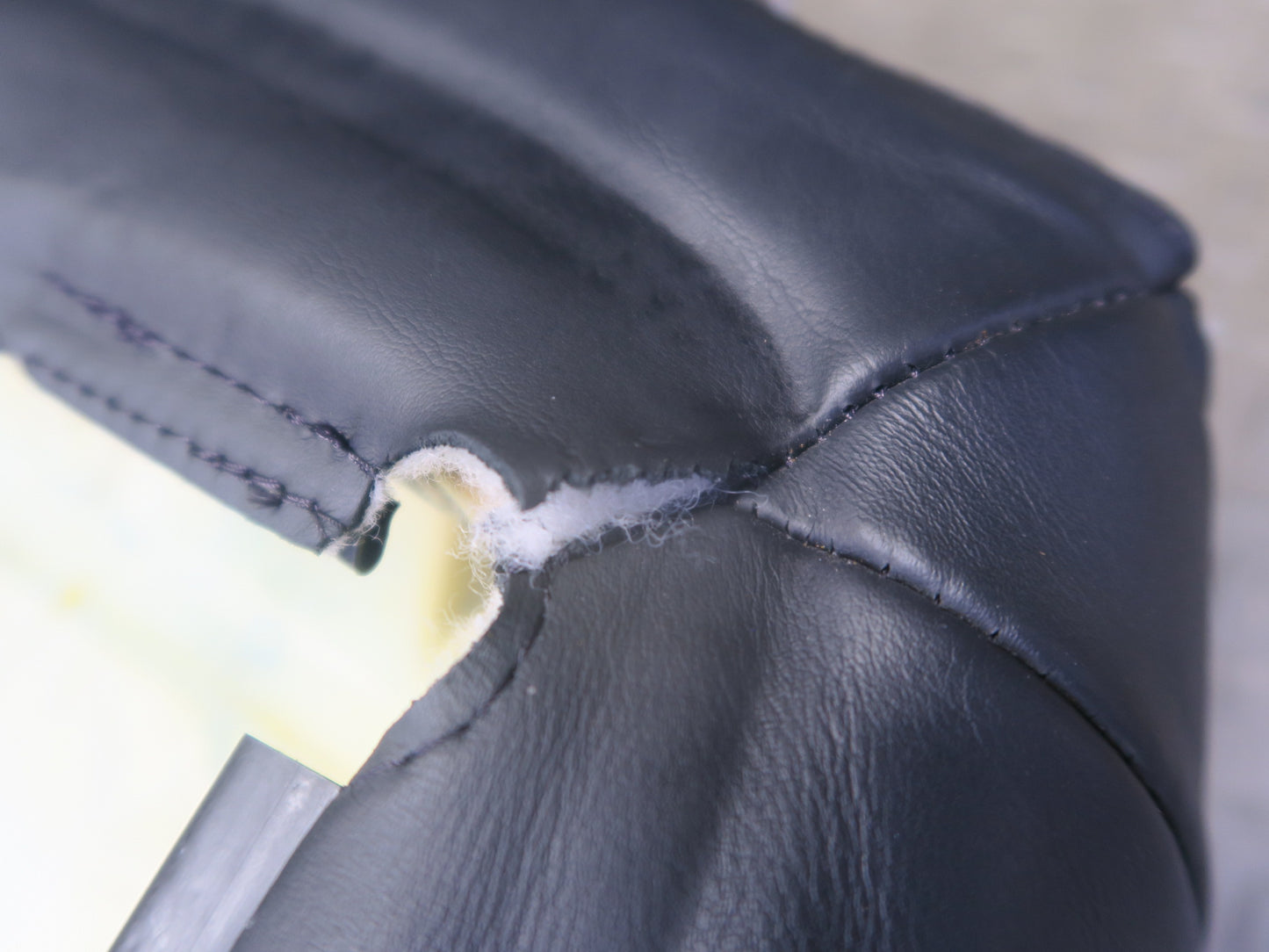 2008-2013 BMW E92 M3 Coupe Front Right Seat Upper Leather Cushion Black