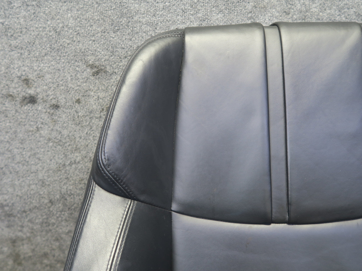 2008-2013 BMW E92 M3 Coupe Front Right Seat Upper Leather Cushion Black