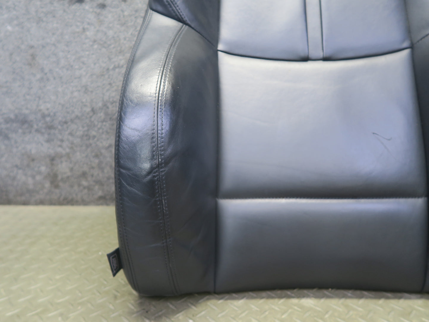 2008-2013 BMW E92 M3 Coupe Front Right Seat Upper Leather Cushion Black