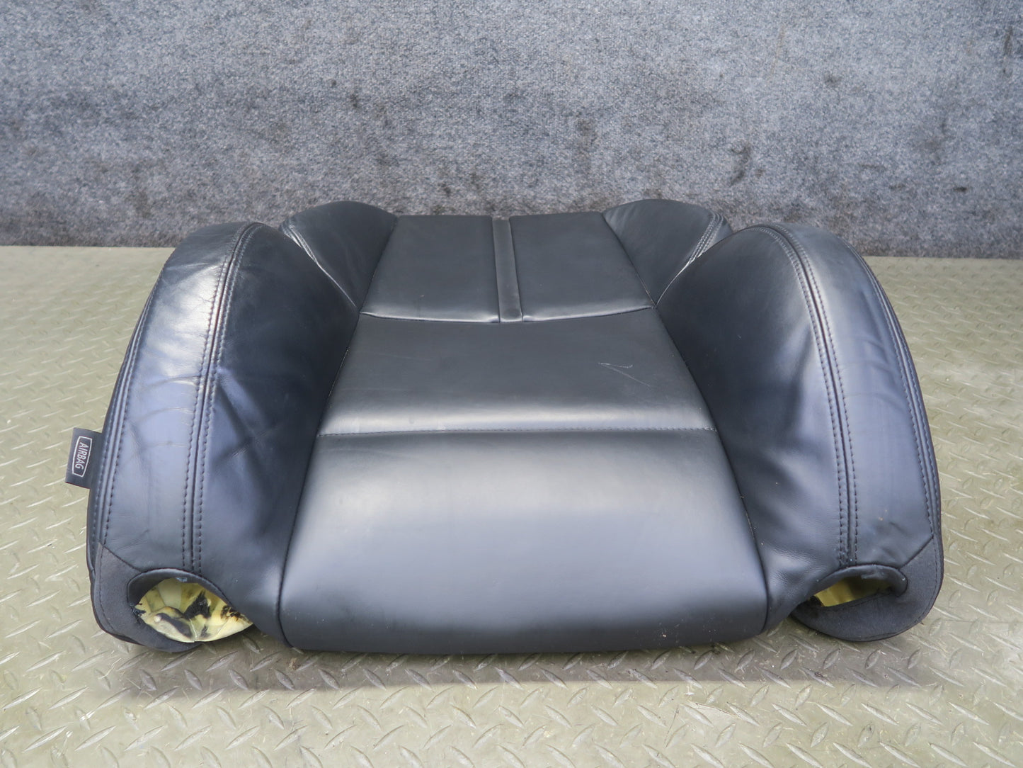 2008-2013 BMW E92 M3 Coupe Front Right Seat Upper Leather Cushion Black