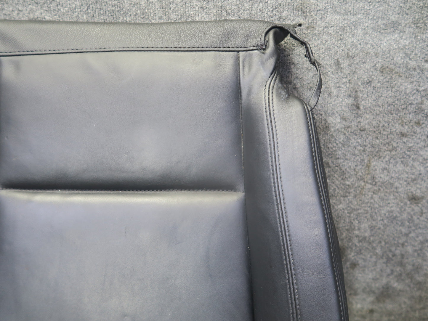 2008-2013 BMW E92 M3 Coupe Front Right Seat Upper Leather Cushion Black