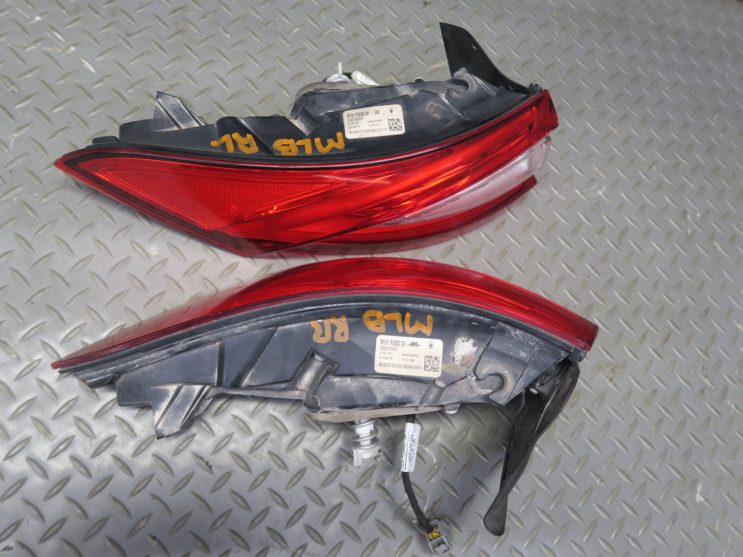 2017-2020 Maserati Levante M161 Rear Left Right Outer Inner Tail Light Lamp Set