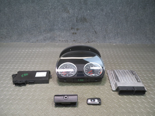 2011 BMW E92 M3 DCT Coupe ECU DME Speedometer CAS Ignition Start Lock KEY Set