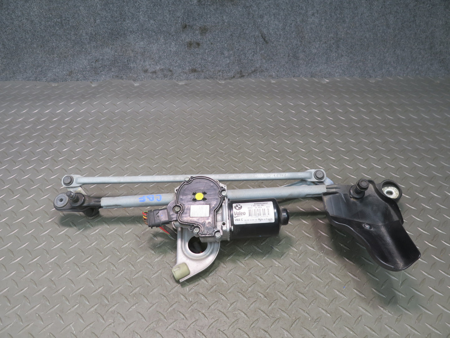 14-16 BMW F32 F33 435I Windshield Wiper Transmission Linkage w Motor OEM
