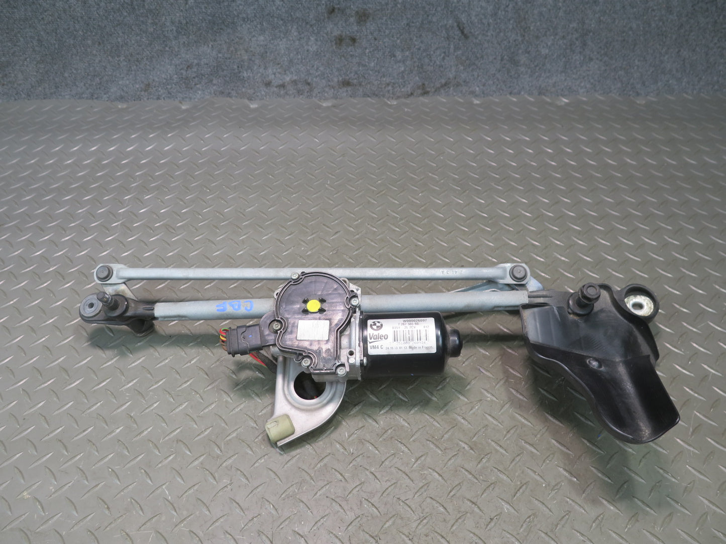 14-16 BMW F32 F33 435I Windshield Wiper Transmission Linkage w Motor OEM