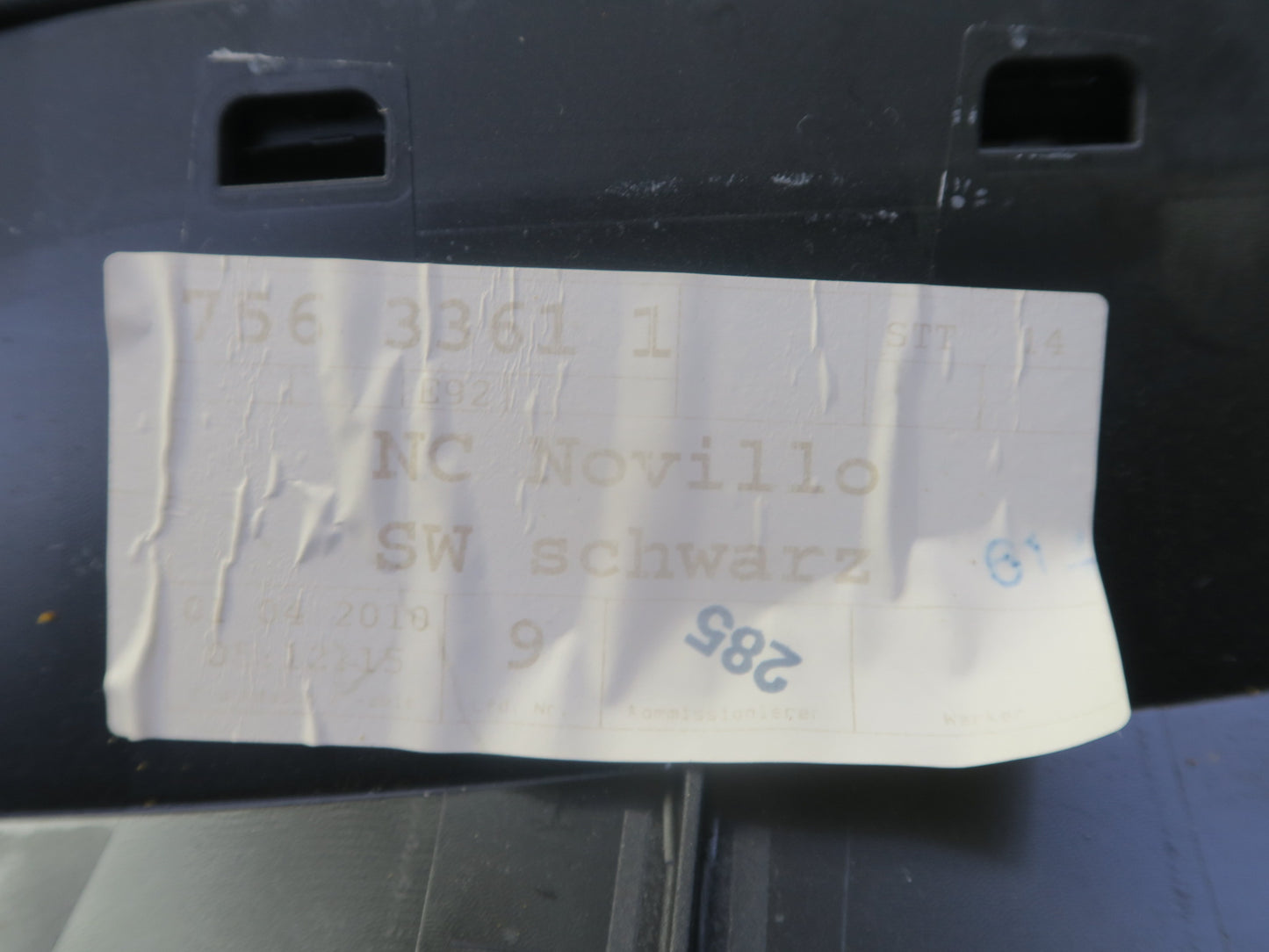 2008-2013 BMW E92 M3 Coupe Rear Right & Left Seat Bolster Leather Cushion Set