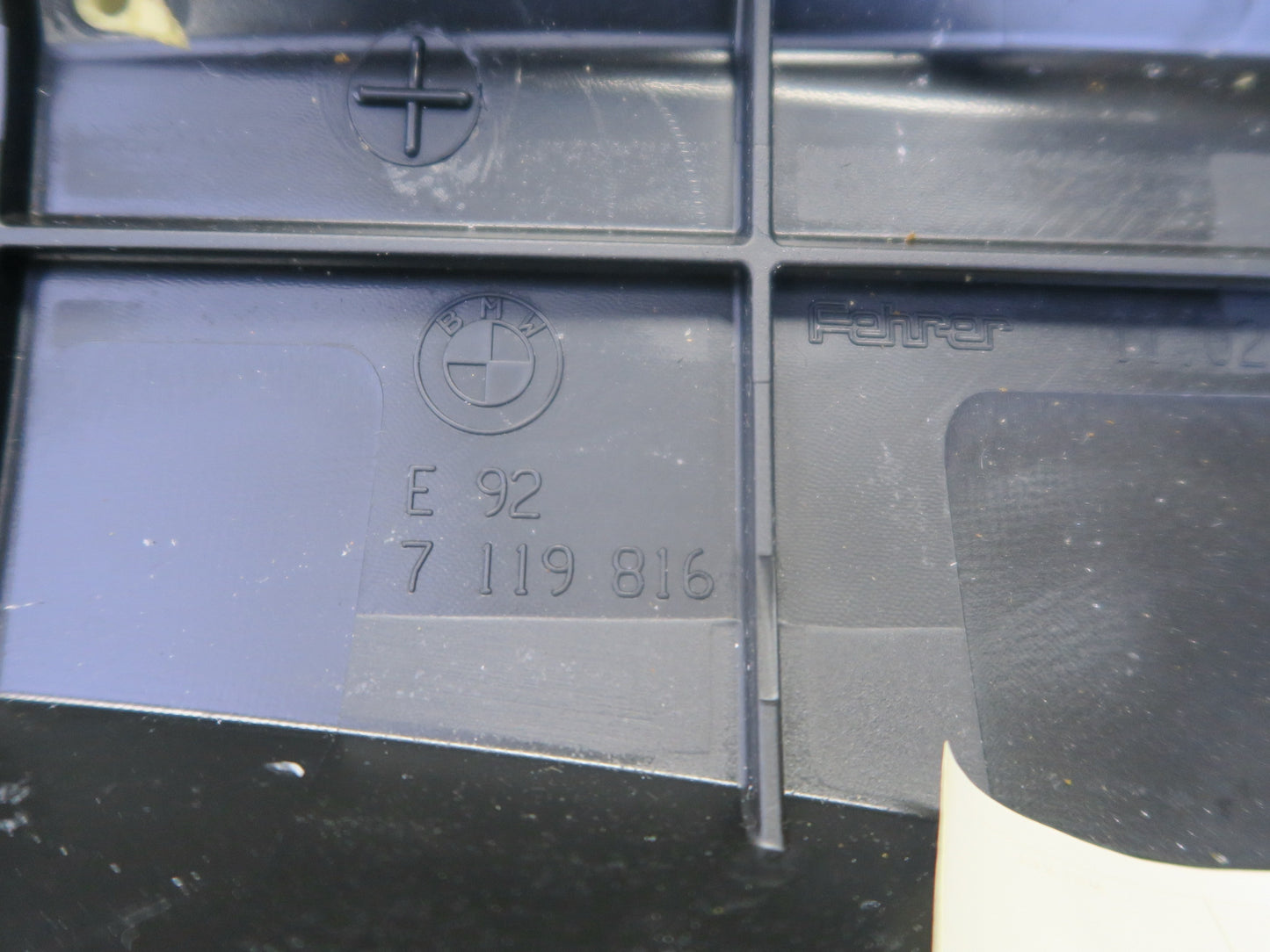 2008-2013 BMW E92 M3 Coupe Rear Right & Left Seat Bolster Leather Cushion Set