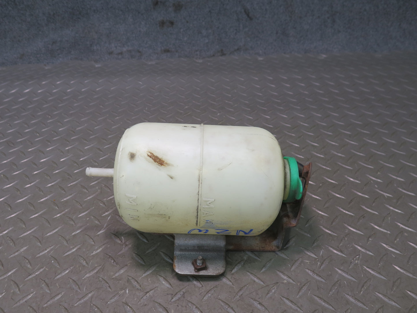 81-83 Datsun Nissan 280ZX S130 Turbo Coolant Overflow Reservoir & Bracket OEM