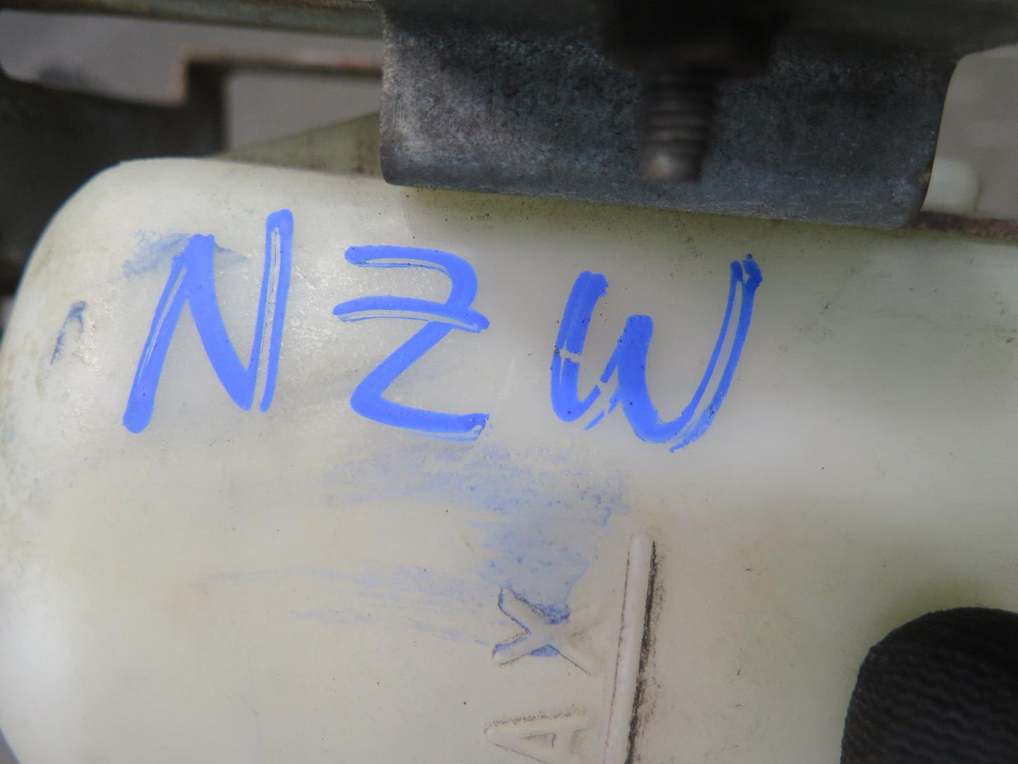 81-83 Datsun Nissan 280ZX S130 Turbo Coolant Overflow Reservoir & Bracket OEM