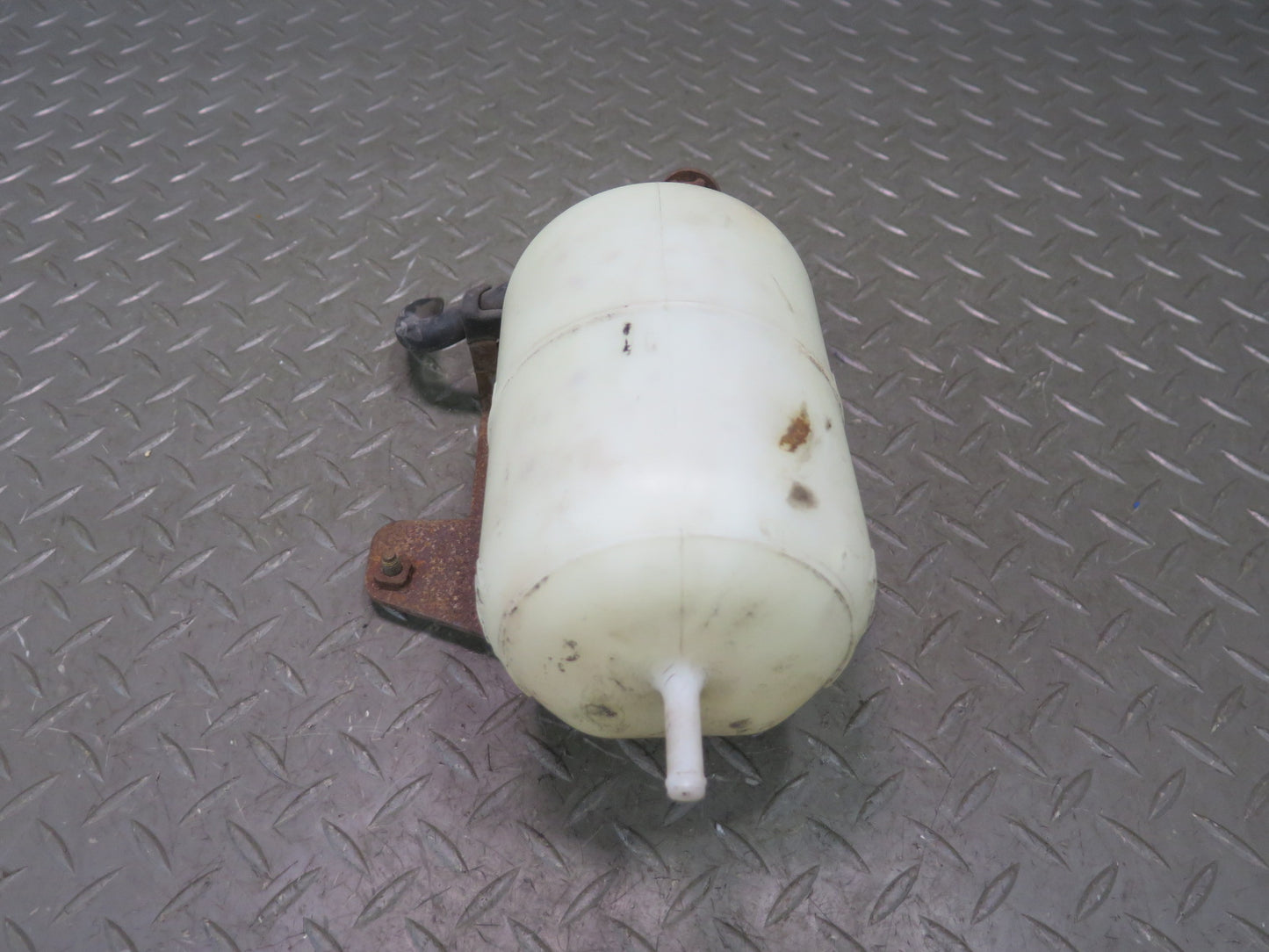 81-83 Datsun Nissan 280ZX S130 Turbo Coolant Overflow Reservoir & Bracket OEM