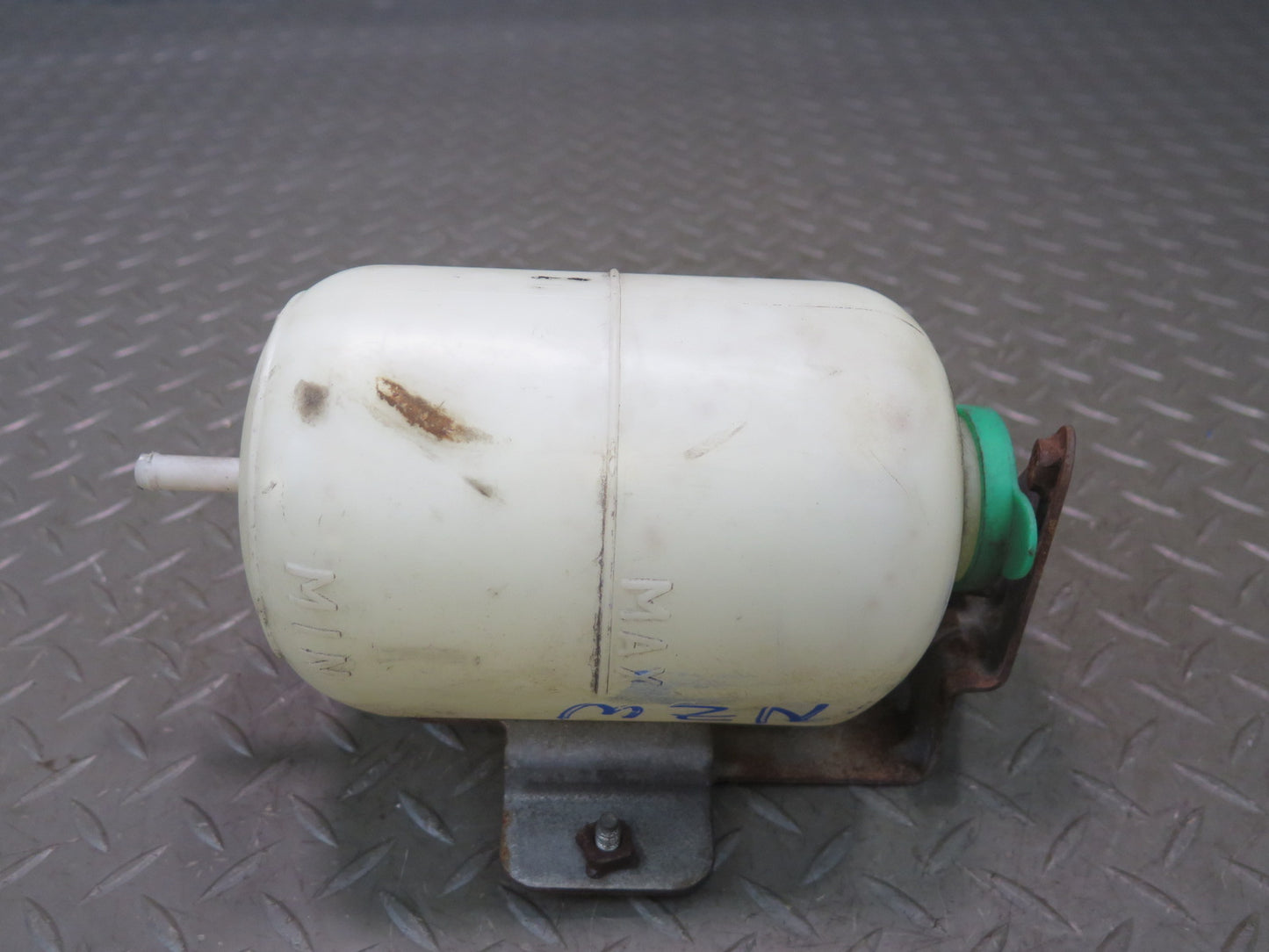 81-83 Datsun Nissan 280ZX S130 Turbo Coolant Overflow Reservoir & Bracket OEM
