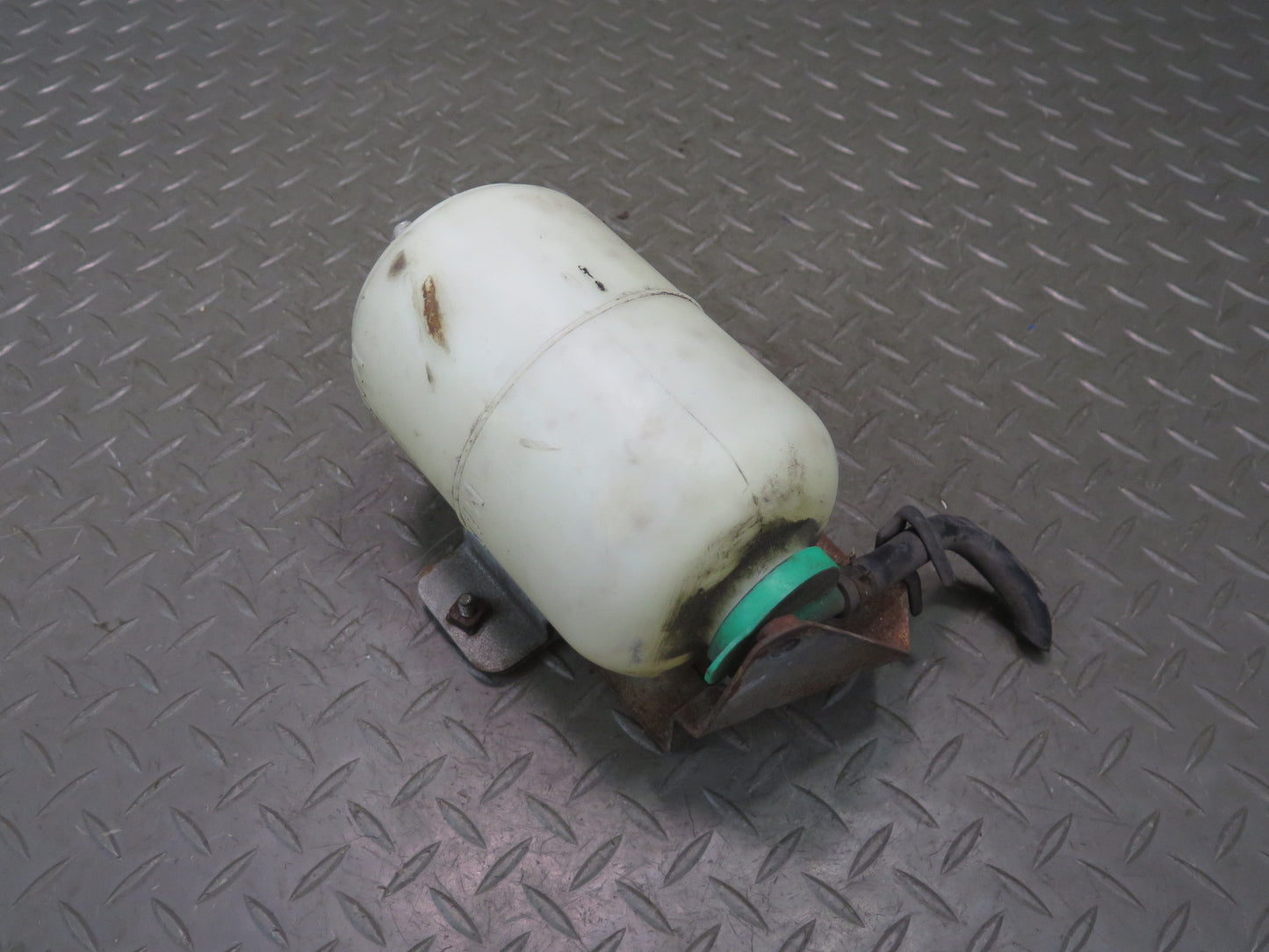 81-83 Datsun Nissan 280ZX S130 Turbo Coolant Overflow Reservoir & Bracket OEM