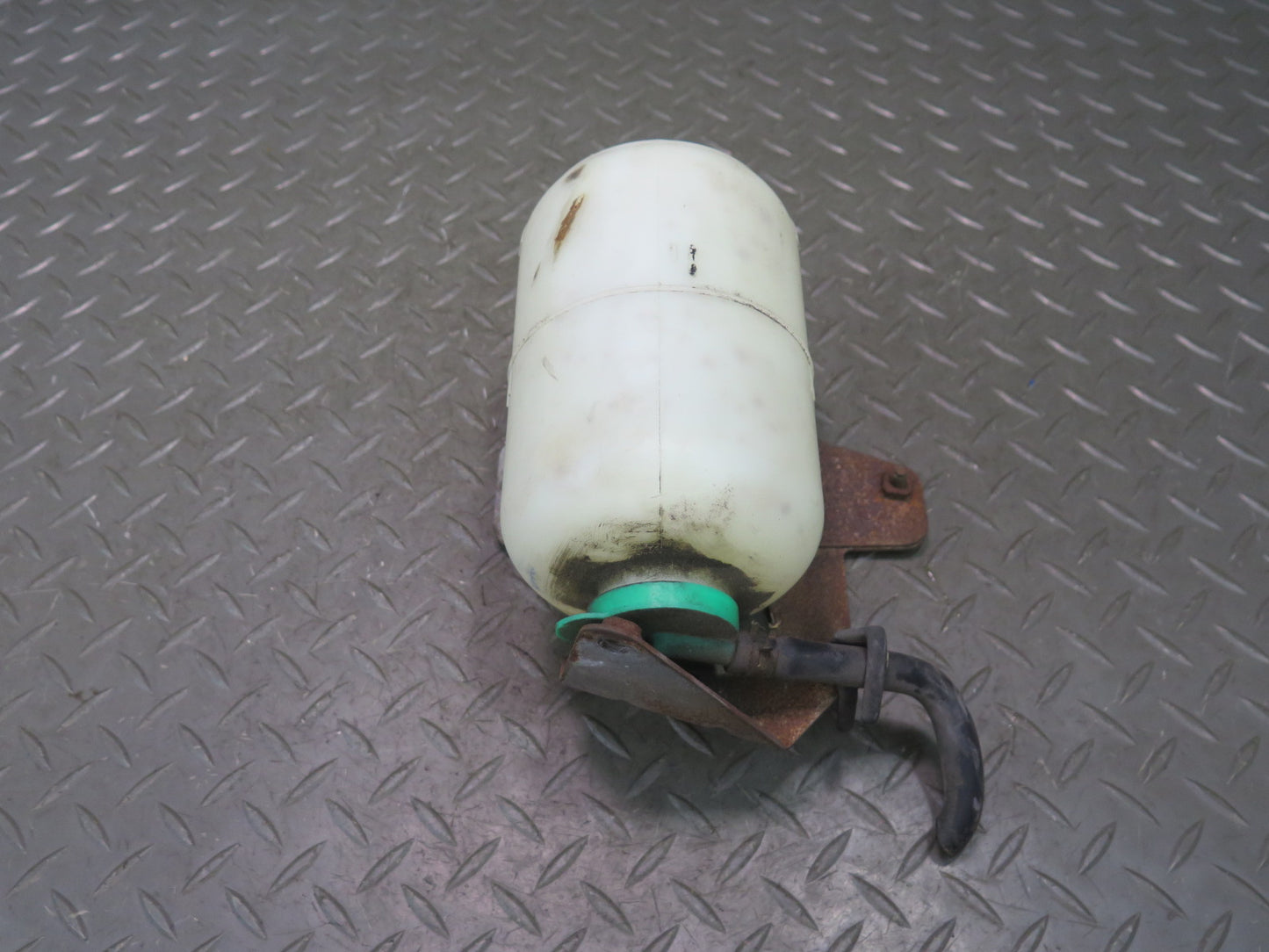 81-83 Datsun Nissan 280ZX S130 Turbo Coolant Overflow Reservoir & Bracket OEM
