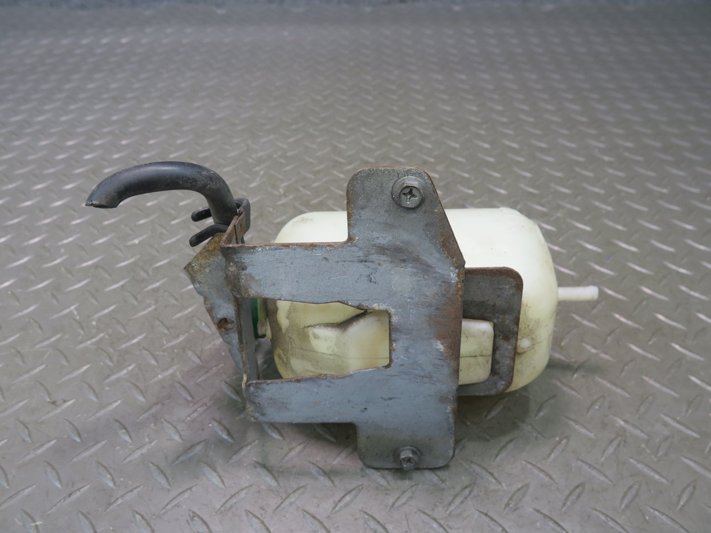 81-83 Datsun Nissan 280ZX S130 Turbo Coolant Overflow Reservoir & Bracket OEM