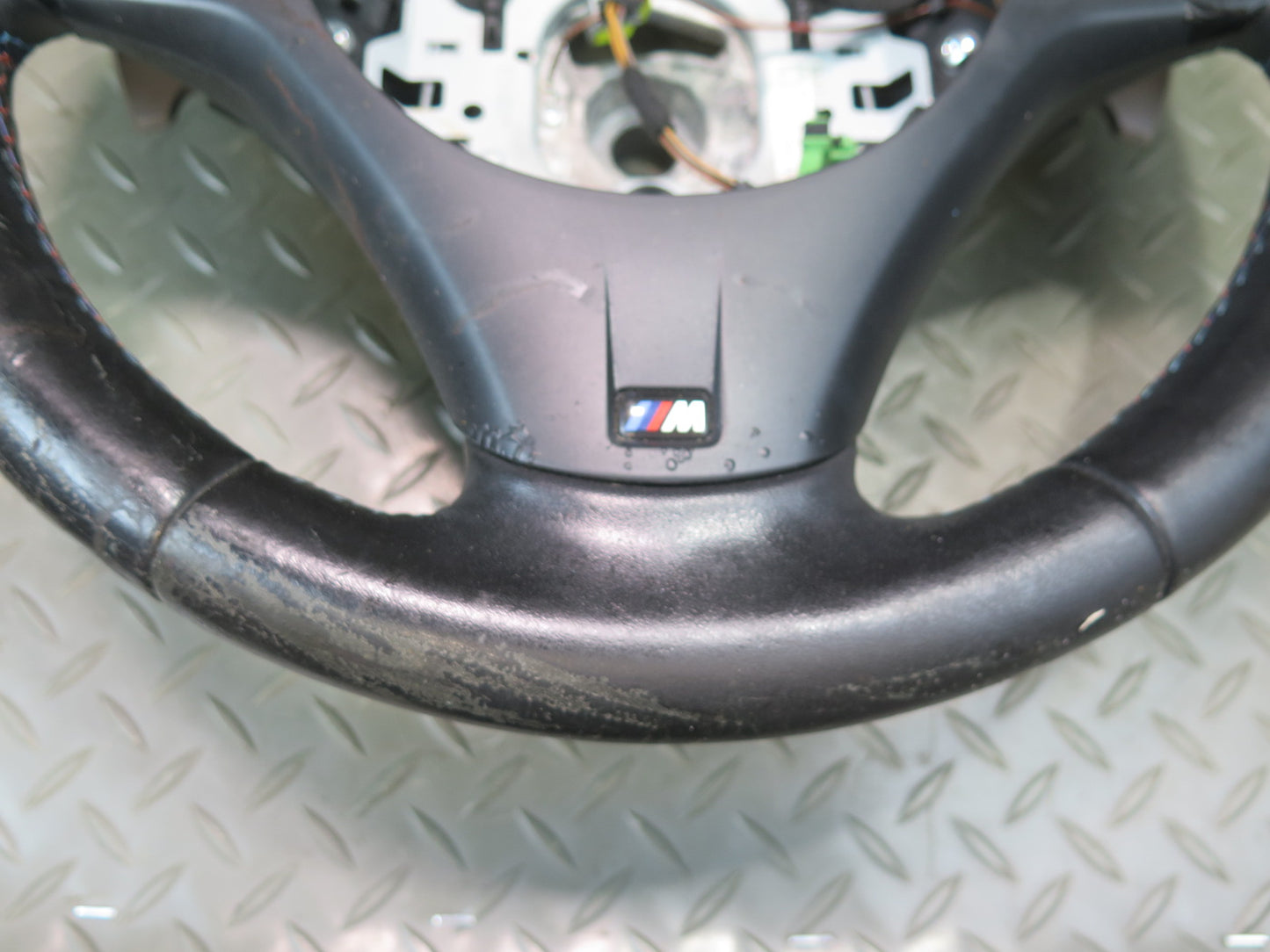 2008-2013 BMW E90 E92 E93 M3 Sport Leather Steering W/ Paddles Black