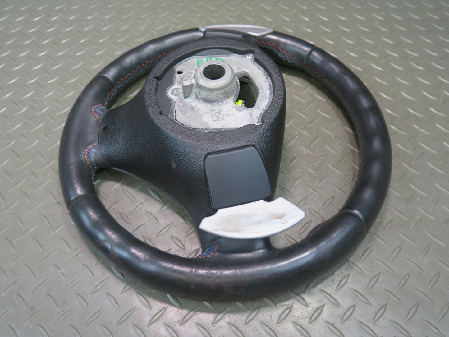 2008-2013 BMW E90 E92 E93 M3 Sport Leather Steering W/ Paddles Black