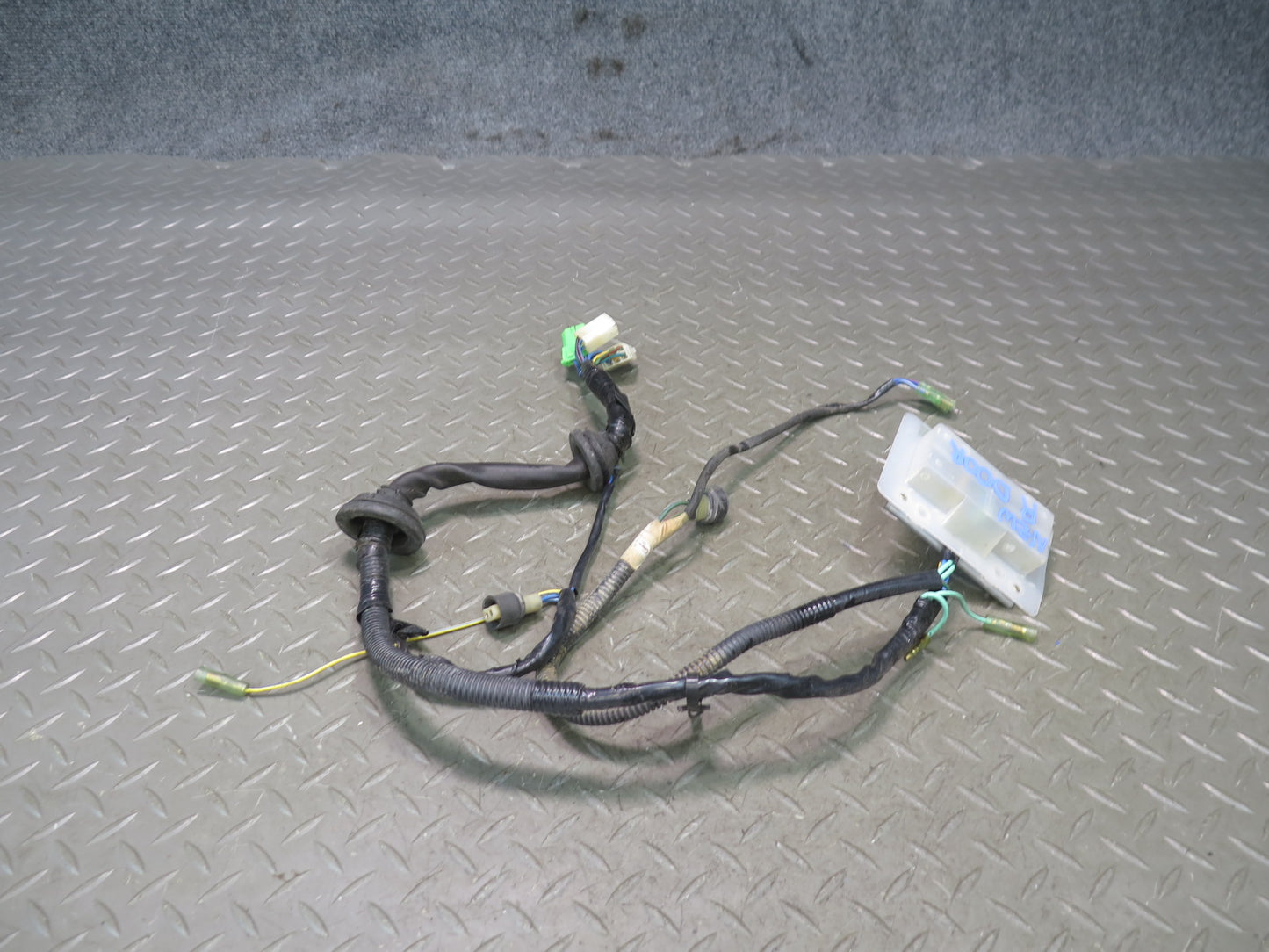 82-83 Datsun 280ZX 2+0 Right Door Power Window Wire Harness w Switch OEM