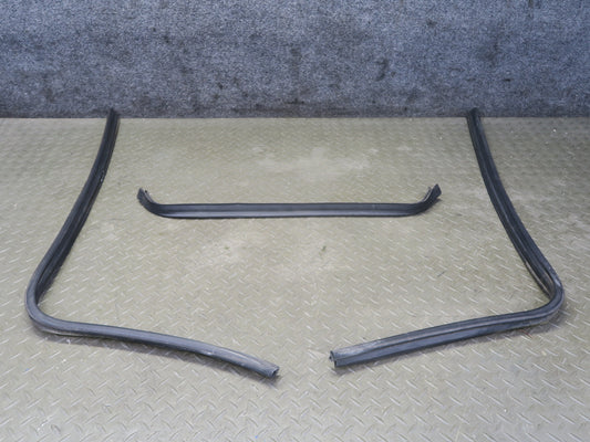 96-99 BMW E36 318iC Set of 3 Front Hood Weatherstrip Rubber Seal OEM