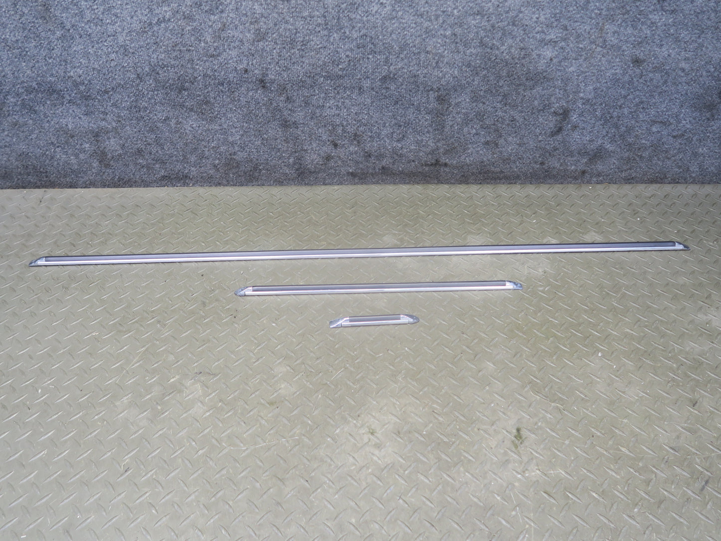 79-83 Datsun 280ZX 2+0 Set of 3 Left Front & Rear Door & Fender Molding OEM