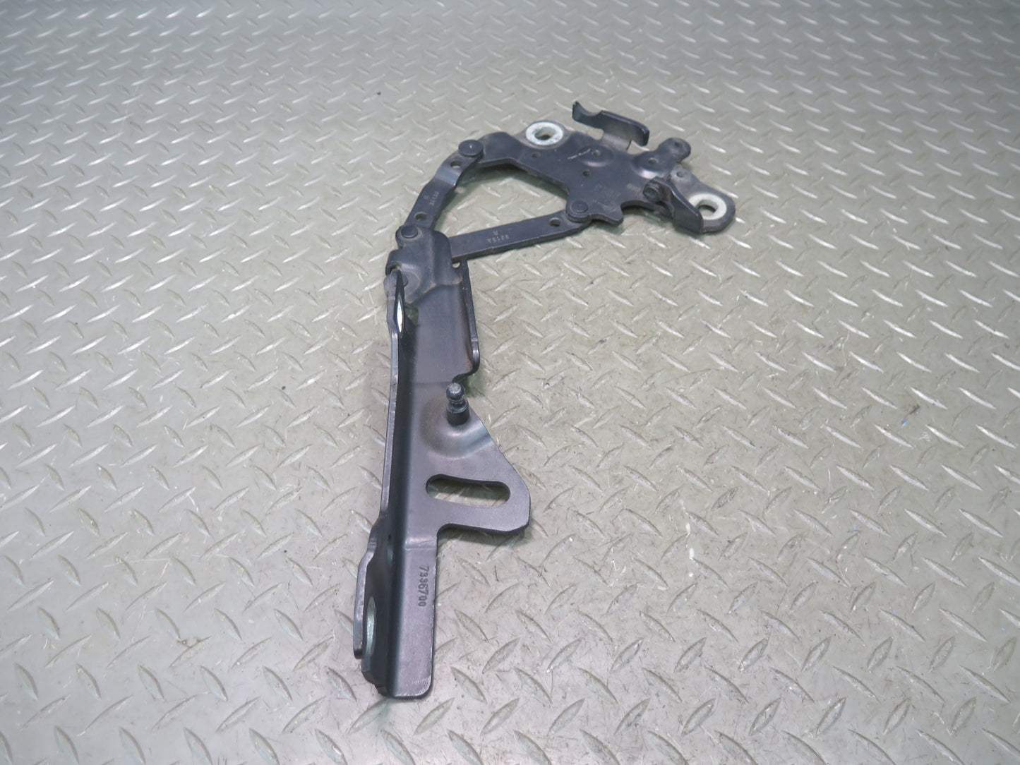 14-16 BMW F32 F33 435I Set of 2 Front Left & Right Hood Hinge Black OEM