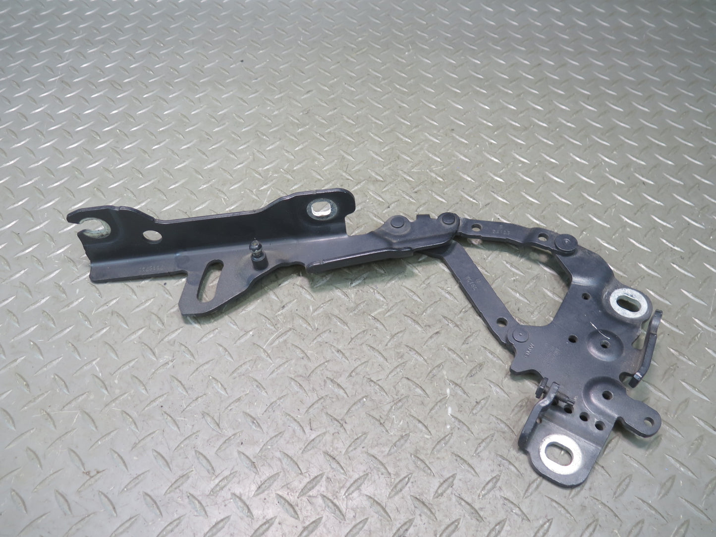 14-16 BMW F32 F33 435I Set of 2 Front Left & Right Hood Hinge Black OEM