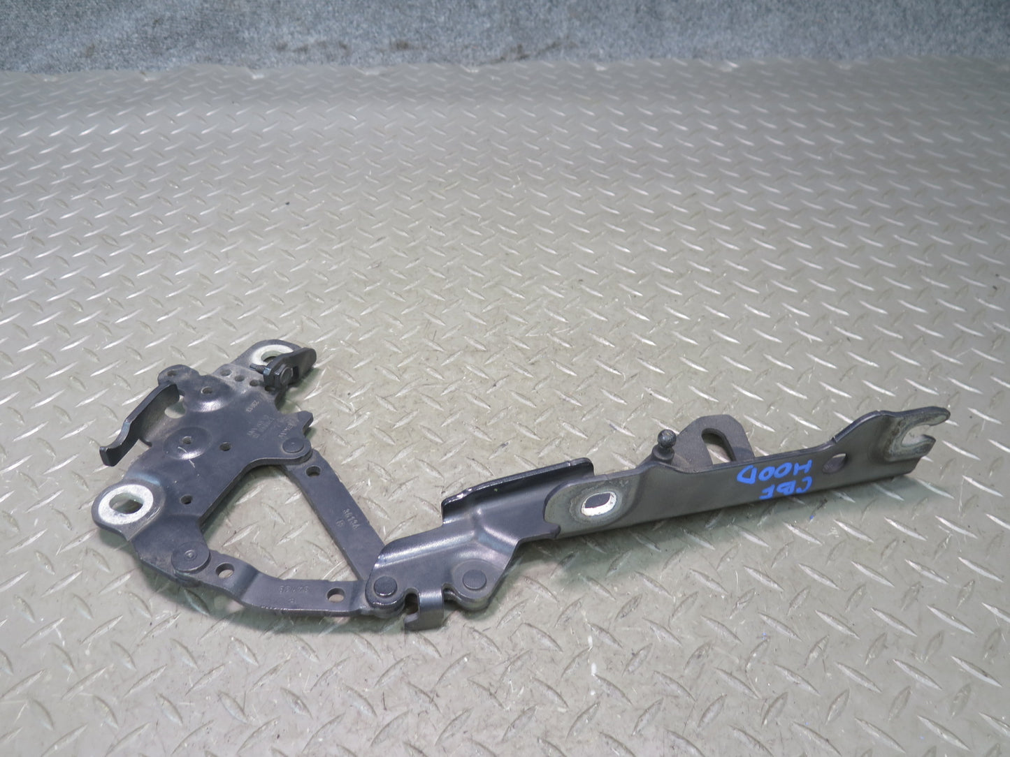 14-16 BMW F32 F33 435I Set of 2 Front Left & Right Hood Hinge Black OEM