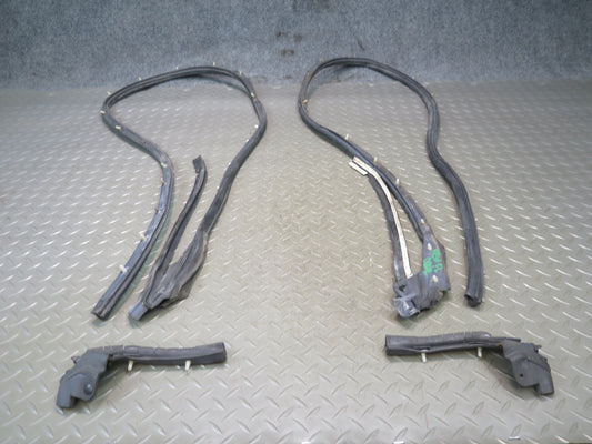 79-83 Datsun 280ZX 2+0 Set of 4 Left & Right Door Weatherstrip Seal OEM