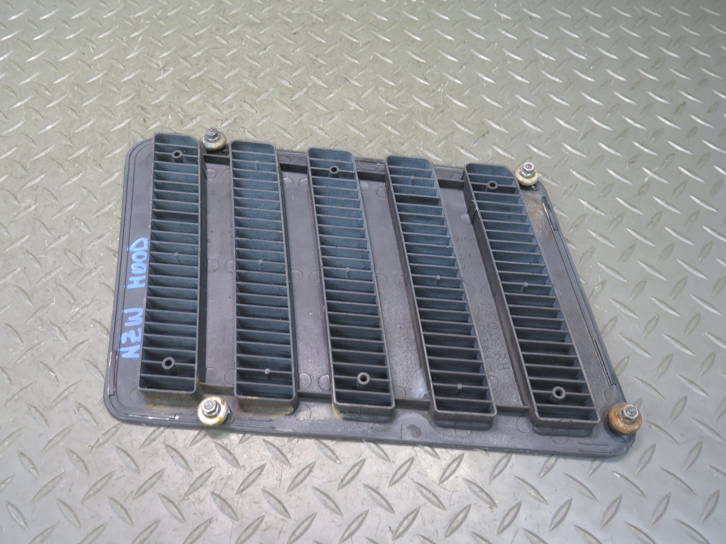 81-83 Datsun 280ZX S130 Hood Left & Right Trim Grille Vent Set Gray OEM