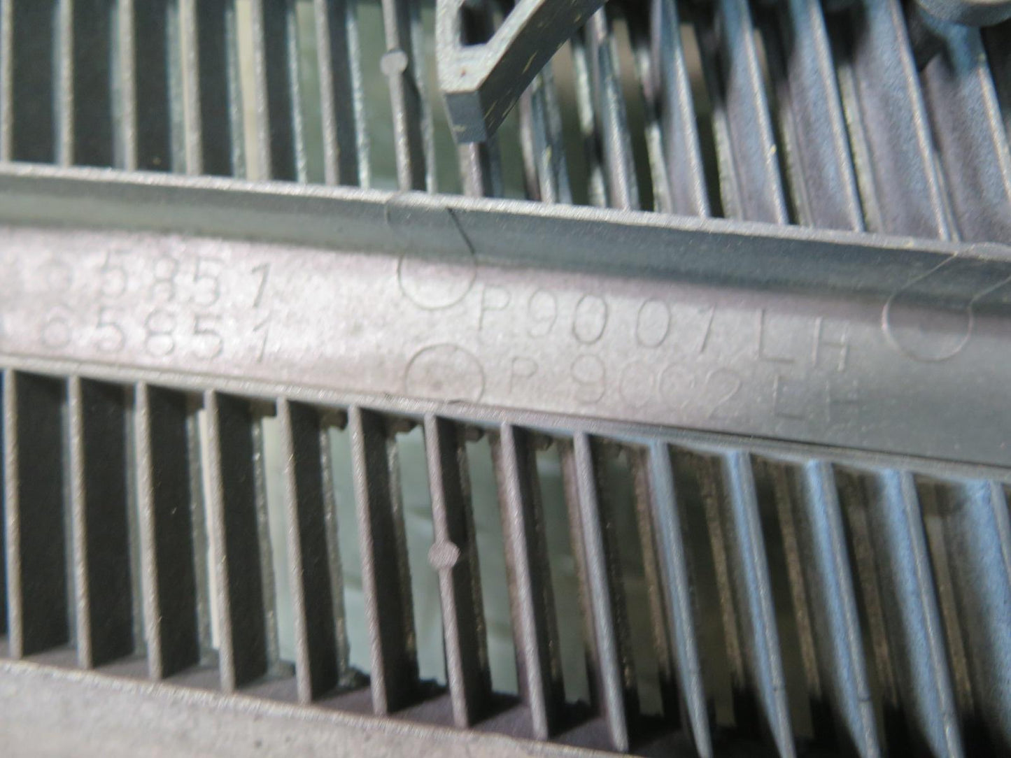81-83 Datsun 280ZX S130 Hood Left & Right Trim Grille Vent Set Gray OEM