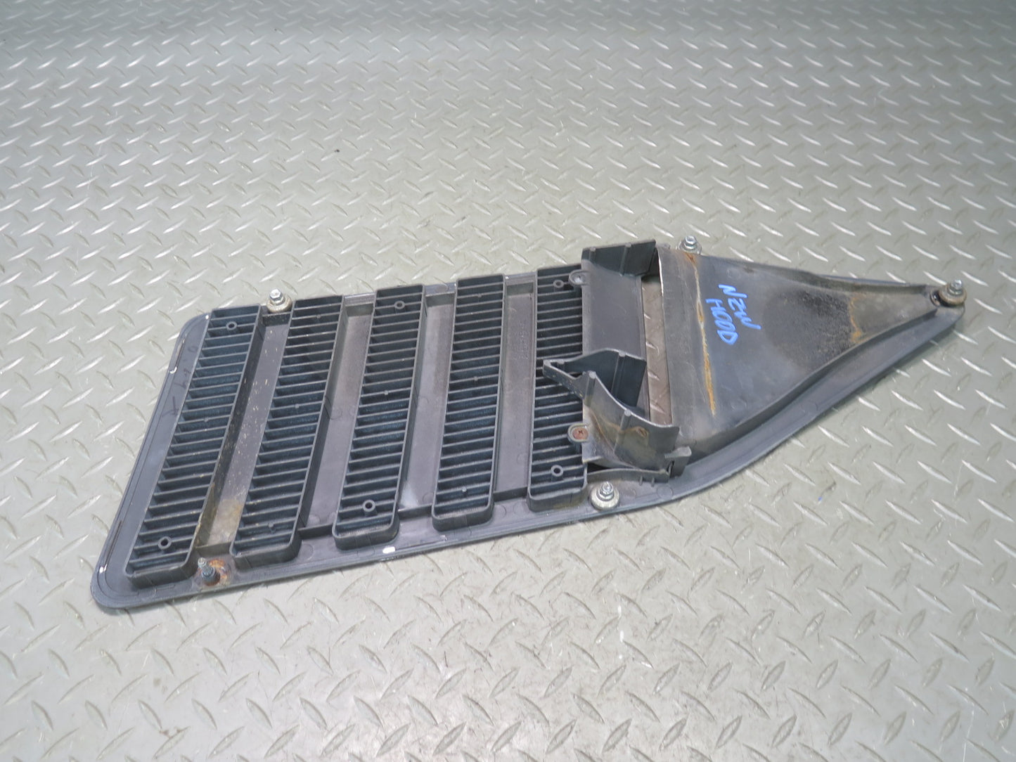 81-83 Datsun 280ZX S130 Hood Left & Right Trim Grille Vent Set Gray OEM