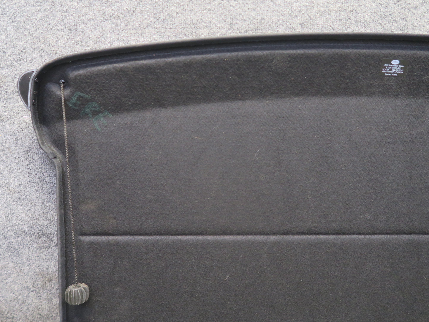 12-19 Range Rover Evoque L538 Rear Trunk Cargo Cover Shelf Panel EJ32-46668-AC