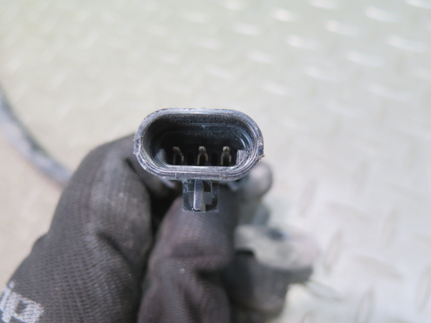 88-96 Chevrolet Corvette C4 Left Door Heated Side View Power Mirror White OEM