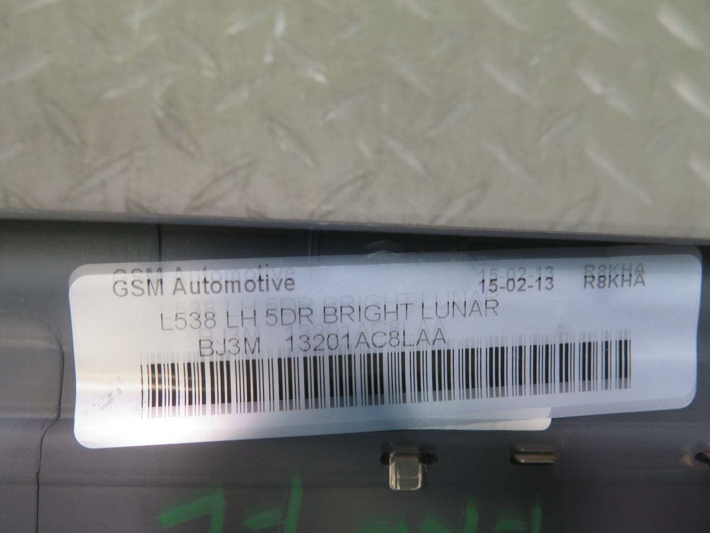 2012-2019 Range Rover Evoque L538 4DR Front Door Scuff Step Sill Plate Trim Set